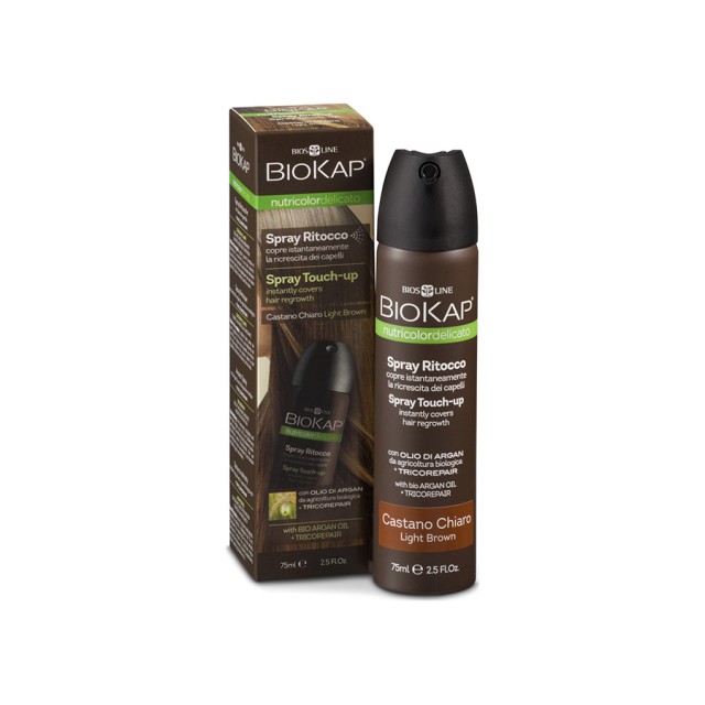 BIOKAP Nutricolor Spray για την κάλυψη της Ρίζας Touch-Up Light Brown