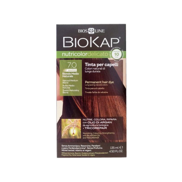BIOKAP delicato rapid 7.0 blonde natural gold
