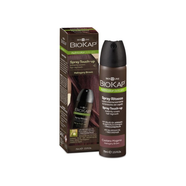 BIOKAP Nutricolor Spray για την κάλυψη της Ρίζας Touch-up Mahogany Brown
