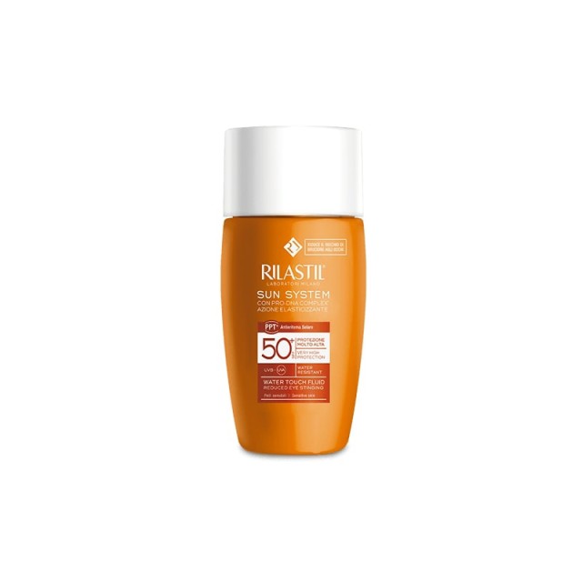 RILASTIL Sun System Water Touch Fluid SPF50+ Αντηλιακή Προσώπου για Ματ Αποτέλεσμα 50ml