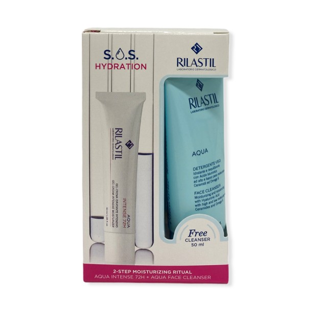 RILASTIL Aqua 72H Gel - Aqua Face Cleans 50Ml
