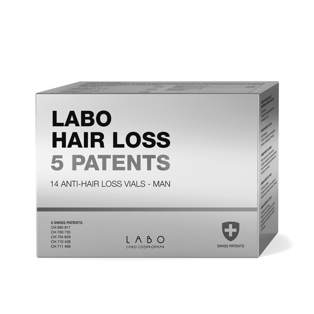LABO Hair Loss 5 Patents Αγωγή Κατά Της Τριχόπτωσης Για Άνδρες 14vials x 3.5ml