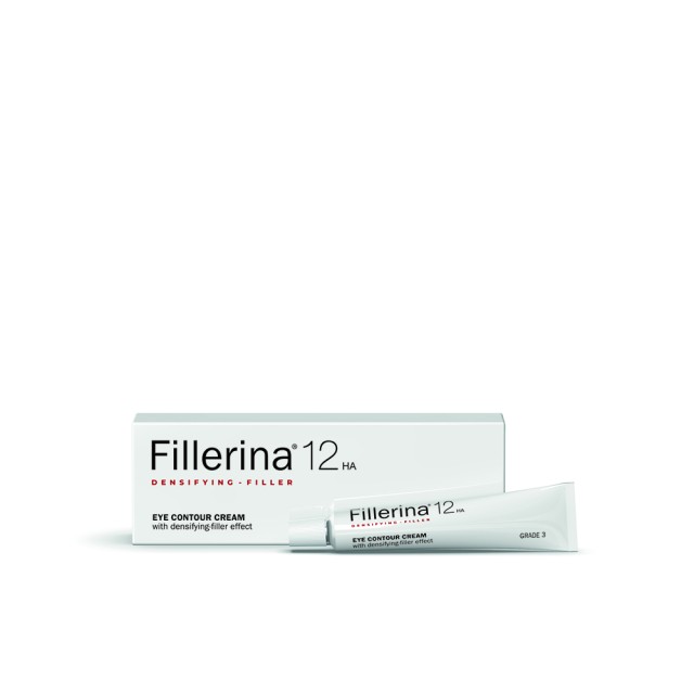 FILLERINA 12HA Densifying Filler Eye Cream - Κρέμα Ματιών Αναπλήρωσης & Γεμίσματος Ρυτίδων Grade 3 - 15ml