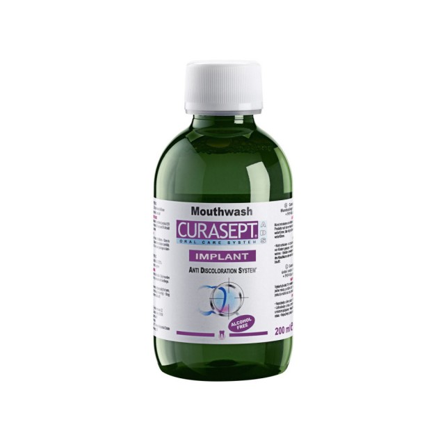 CURASEPT ADS Implant 220 (0,20% CHX με PVP-VA + HA, 200 ml) – Στοματικό διάλυμα