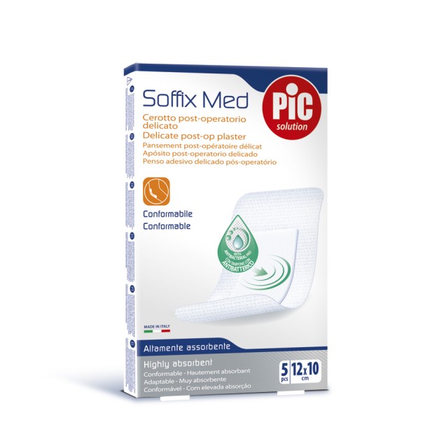 PIC Soffix-Med Μετεγχειρητικά Αυτοκόλλητα 5 τμχ - 10cm x 12cm