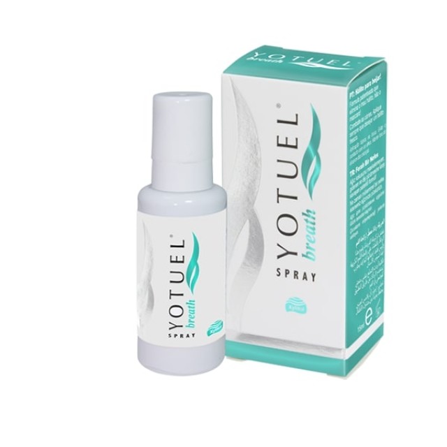 YOTUEL Breath Spray για την αντιμετώπιση της δυσάρεστης αναπονοής από τον πρώτα κίολας ψεκασμό 15ml