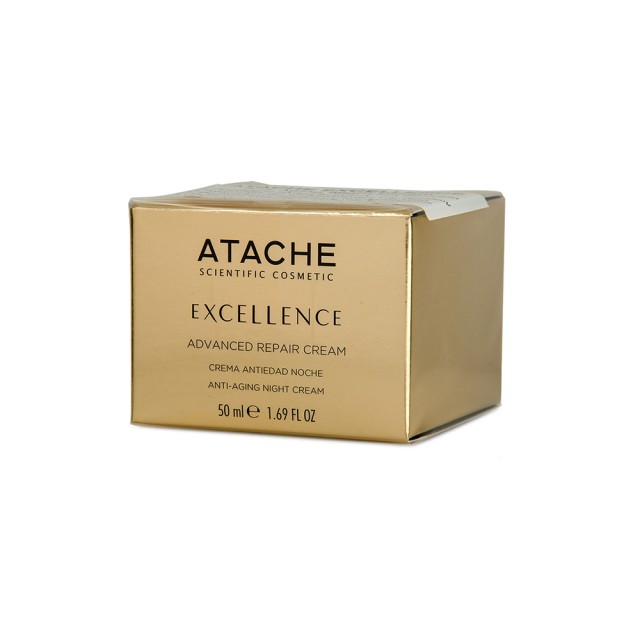 ATACHE Excellence Κρέμα Προσώπου Νυκτός για Αντιγήρανση & Ανάπλαση με Υαλουρονικό Οξύ 50ml