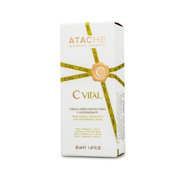 ATACHE C Vital AHA Ενυδατική Κρέμα Ημέρας για Κανονική/Ξηρή Επιδερμίδα 50ml
