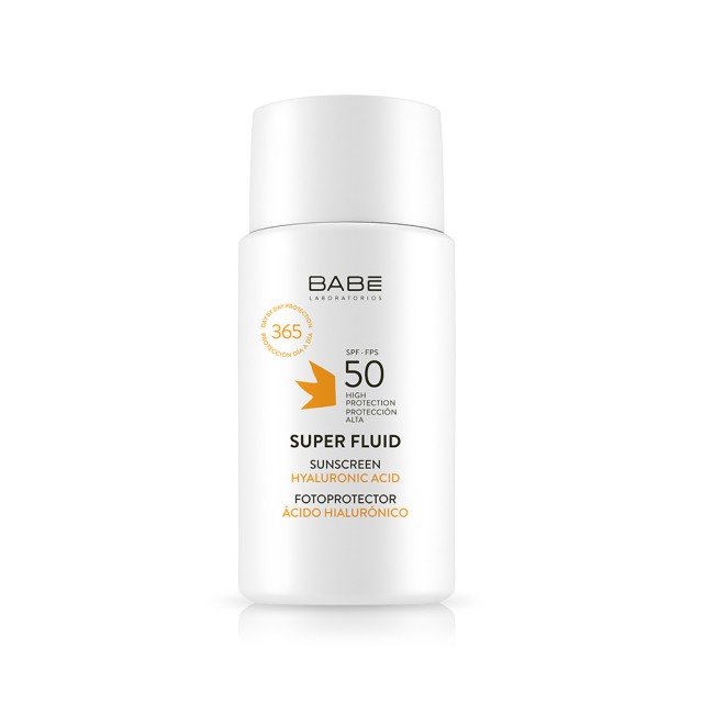 BABE Facial Super Fluid Sunscreen Spf50 Λεπτόρρευστη Αντηλιακή Κρέμα Προσώπου 50ml
