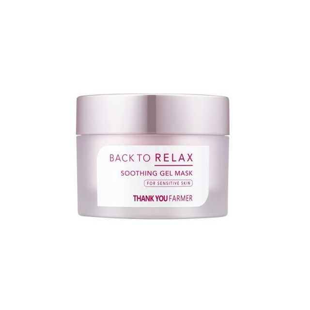 THANK YOU FARMER Back To Relax Soothing Gel Mask Ήπια Μάσκα Ενυδάτωσης σε Μορφή Gel 100ml