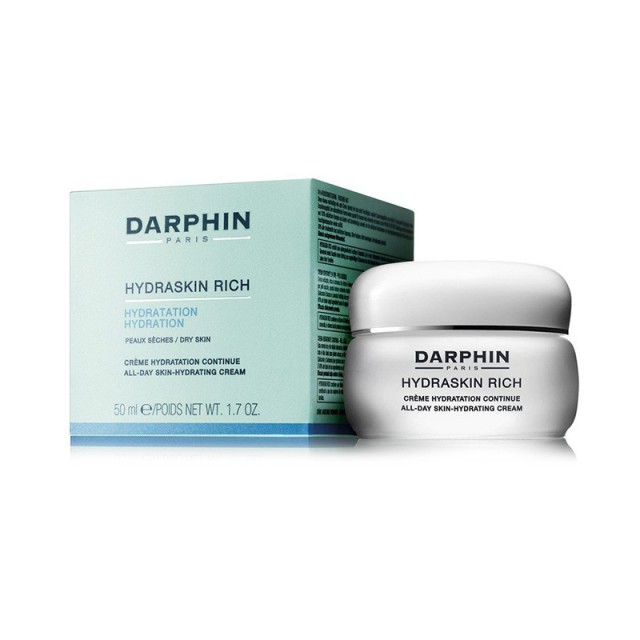 DARPHIN Hydraskin Rich Cream Παχύρευστο Ενυδατικό Μη Λιπαρό Gel, Για Ξηρό Δέρμα Που Προσφέρει Ενυδάτωση Και Ελαστικότητα 50ml