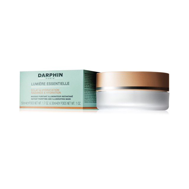 DARPHIN Essentielle Instant Purifying Illuminating Mask Μάσκα Προσώπου για Καθαρισμό και Λάμψη με Λευκή Άργιλο 50ml
