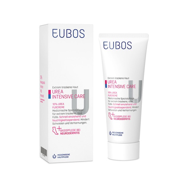 EUBOS Urea 10% Foot Cream Αναπλαστική Κρέμα Ποδιών με Ουρία 10% 100ml