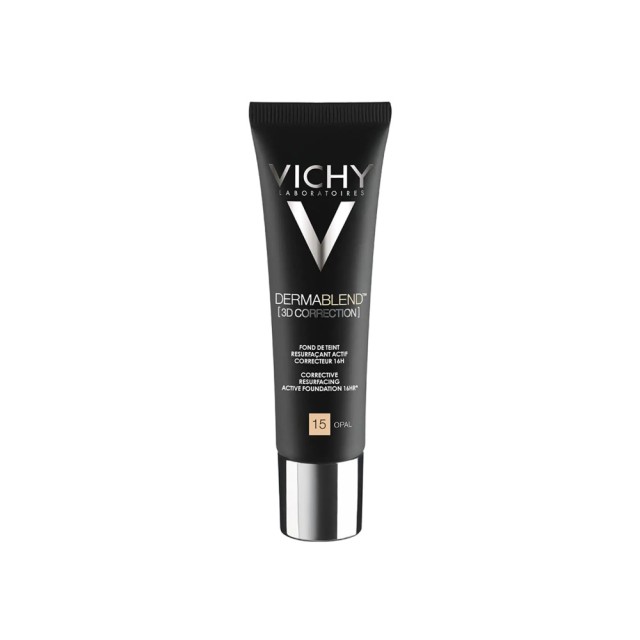 VICHY Dermablend Coverflow Inter 15 Opal Make Up Ενεργής Διόρθωσης 16 Ωρών για Υψηλή Κάλυψη και Επανόρθωση 30ml