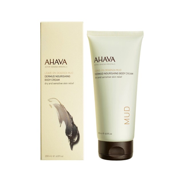AHAVA Dermud Nourishing Body Cream Θρεπτική Ενυδατική Κρέμα Σώματος 200ml