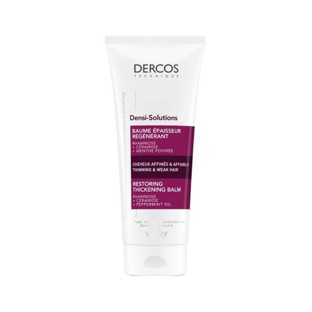VICHY Dercos Densi Solutions Cream Τονωτικό Βάλσαμο Για Τα Αδύναμα Μαλλιά 200ml