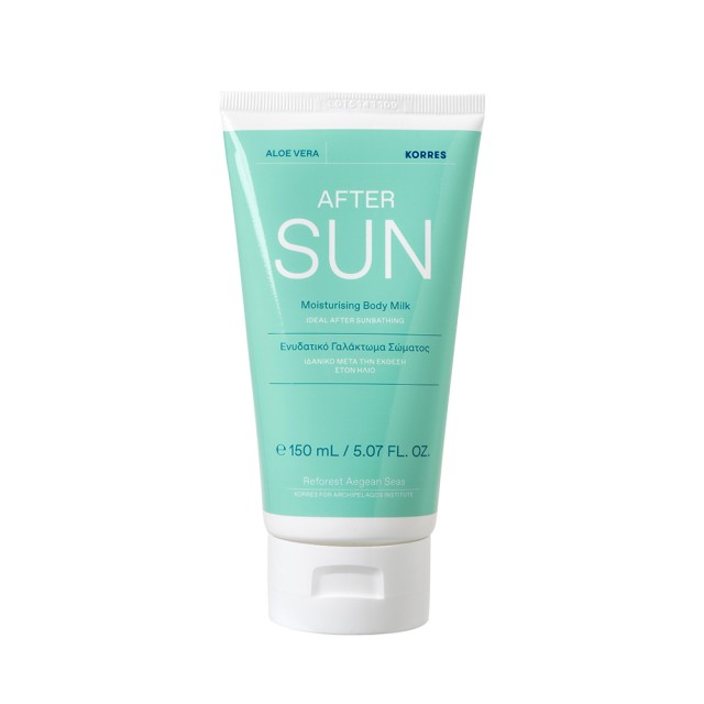 KORRES Aloe Vera Aftersun Ενυδατικό Γαλάκτωμα Σώματος για Μετά τον Ήλιο 150ml