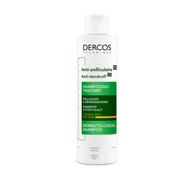 VICHY Dercos Δερμοκαταπραϋντικό Σαμπουάν για Ξηρά Μαλλιά 200ml
