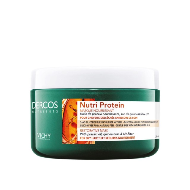 VICHY Dercos Nutrients Nutri Mask Θρεπτική Μάσκα Αναδόμησης για Ξηρά Μαλλιά 250ml
