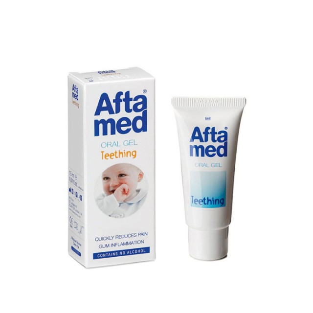 AFTAMED Teething Gel (15ml) - Gel for gum relief in the new tooth.