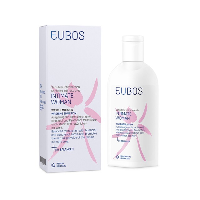 EUBOS Feminin Washing Emulsion Υγρό καθαρισμού για την ευαίσθητη περιοχή 200ml