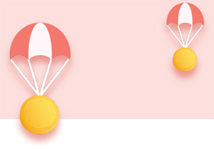 Points balloons icon bottom